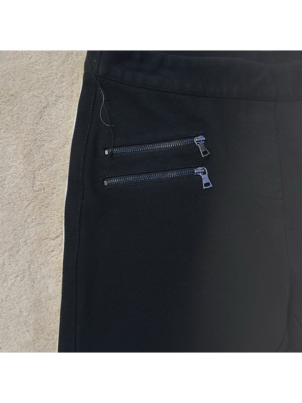 BCBG straight leg tuxedo pants - Picture 2 of 8